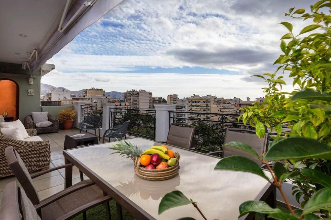 165 Sm Penthouse Maisonette Apartment Athen Eksteriør bilde