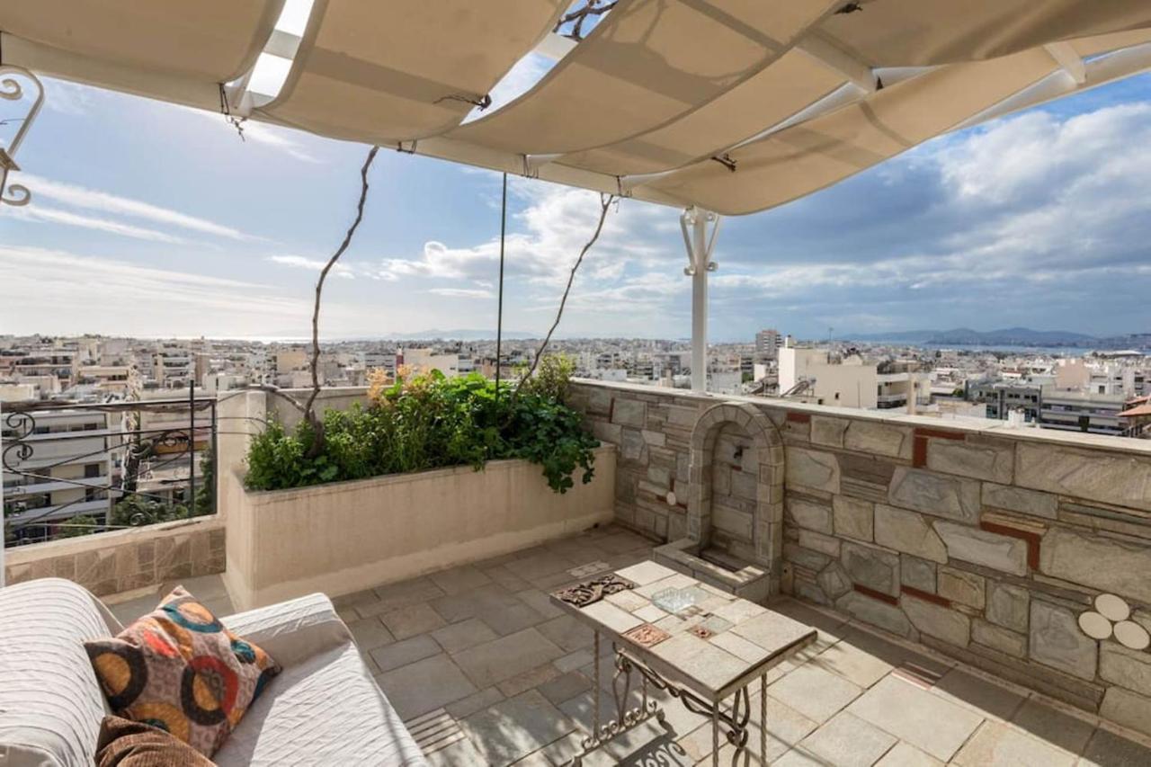 165 Sm Penthouse Maisonette Apartment Athen Eksteriør bilde